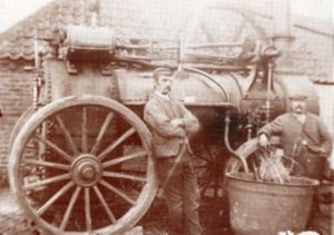 Fig.2 Reed Brothers with Portable Engine